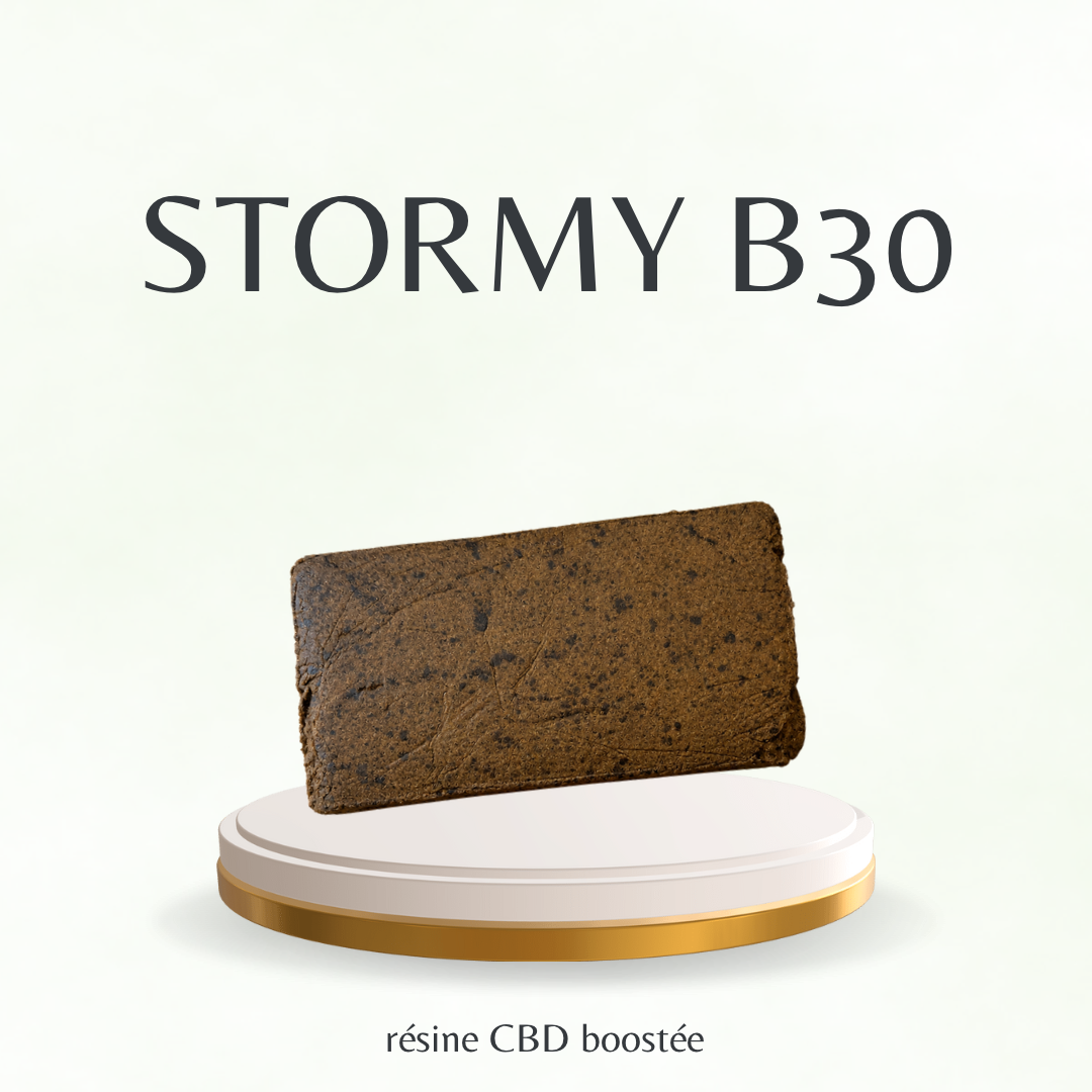 Résine CBD Boostée / Stormy B30 - Tatie CBD Shop