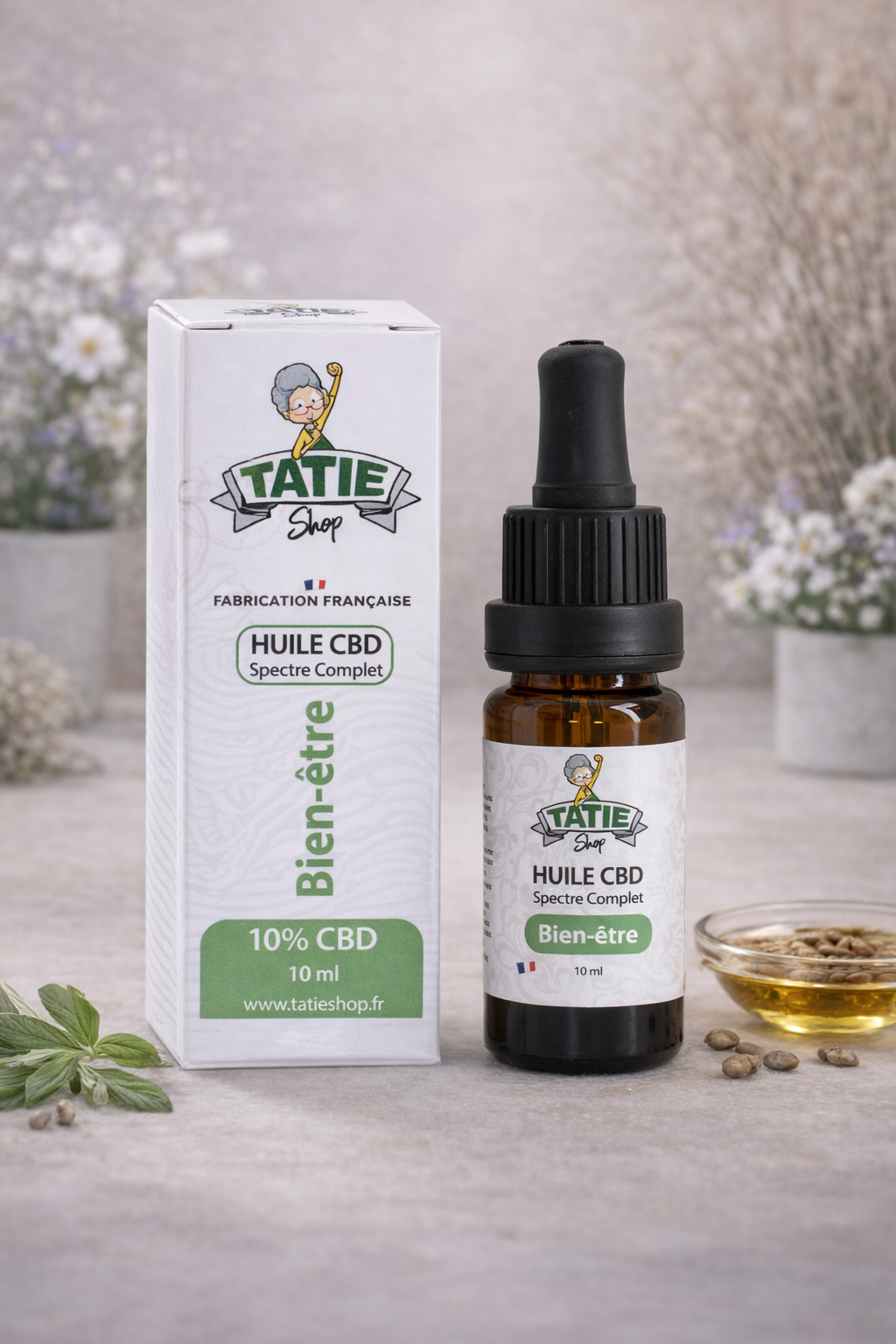 Huile Bien-être | CBD 10% - Tatie CBD Shop