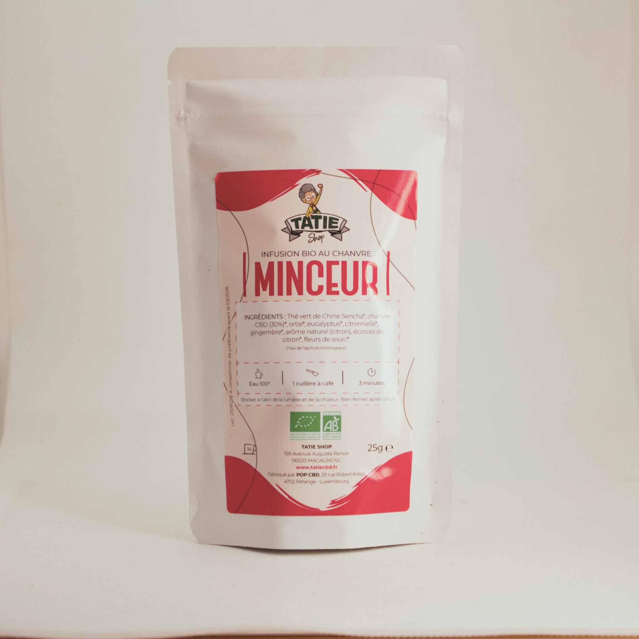 Infusion Bio "Minceur" - Tatie Shop