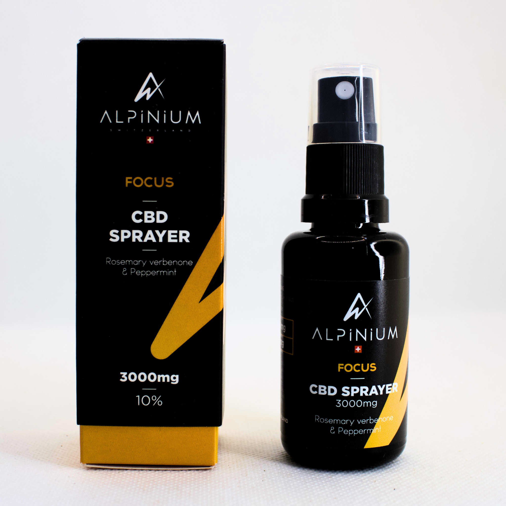 Spray FOCUS Alpinium CBD : Clarté Mentale et Concentration Optimale - Tatie Shop