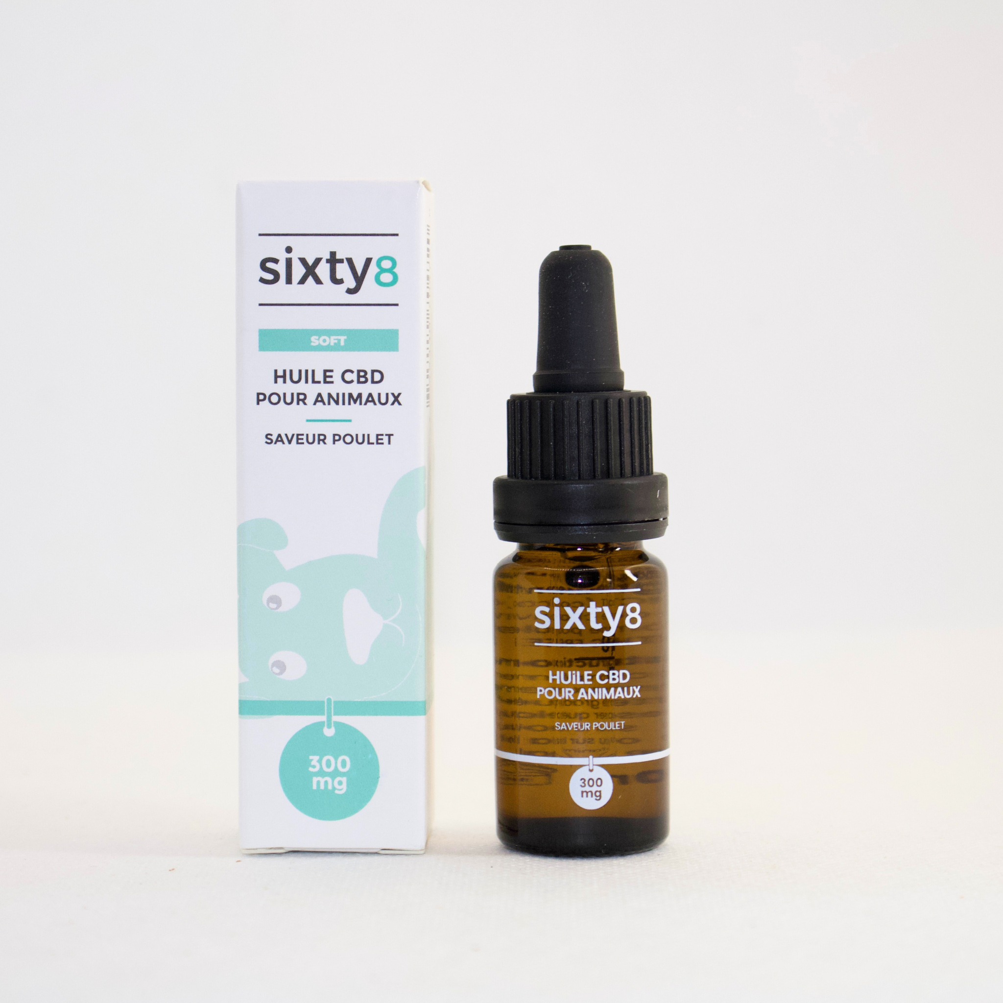 Huile CBD pour Animaux au poulet - Tatie Shop