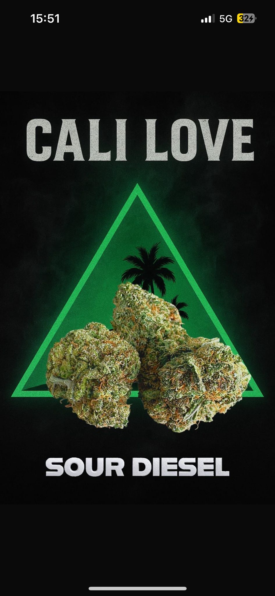 Sour Diesel Cali - Tatie CBD Shop