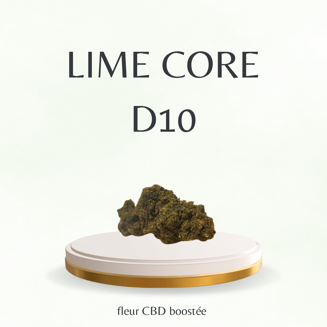 Fleur CBD Boostée / Lime Core D10 - Tatie CBD Shop