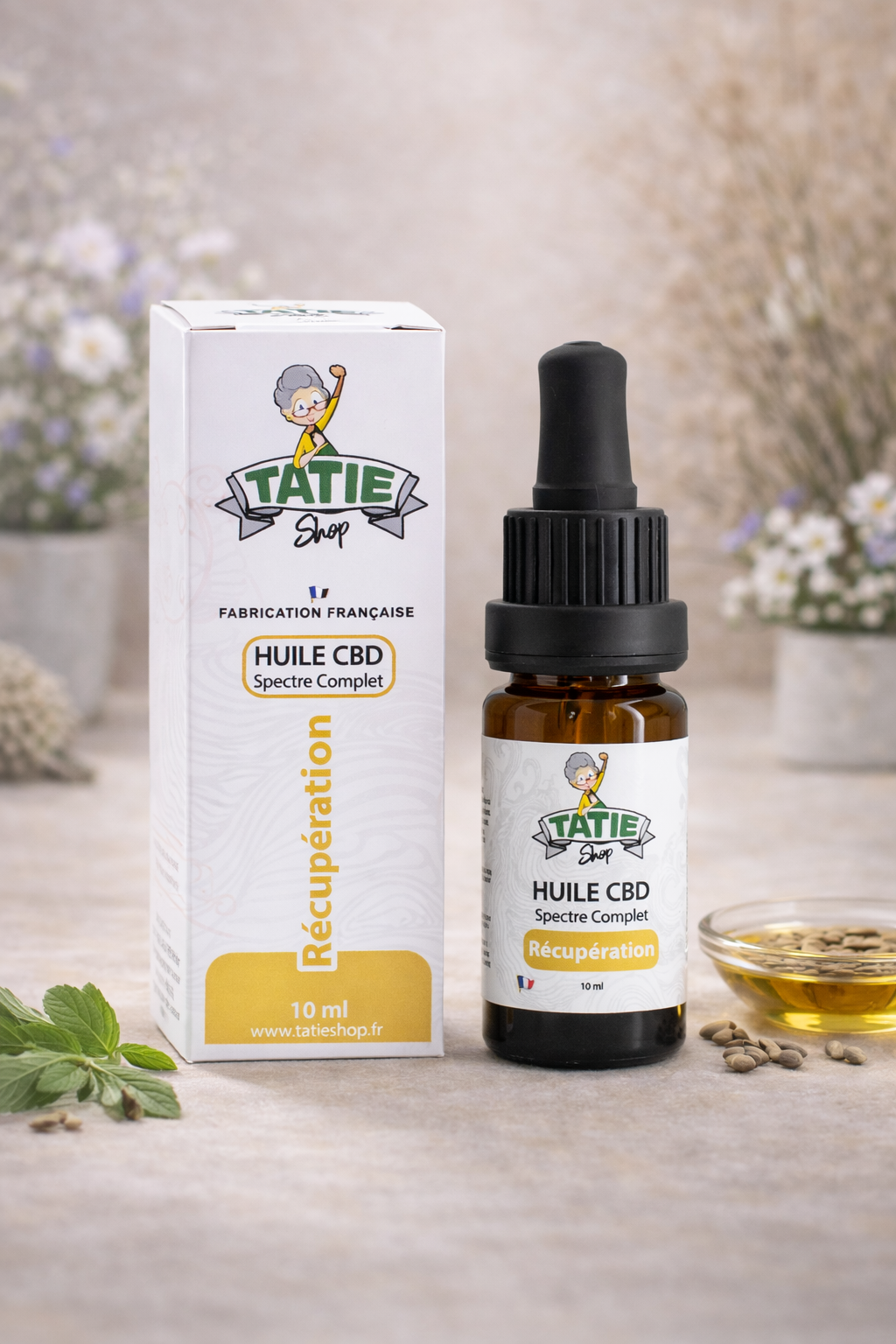 Huile Récupération ⏐ CBD 20% - Tatie CBD Shop