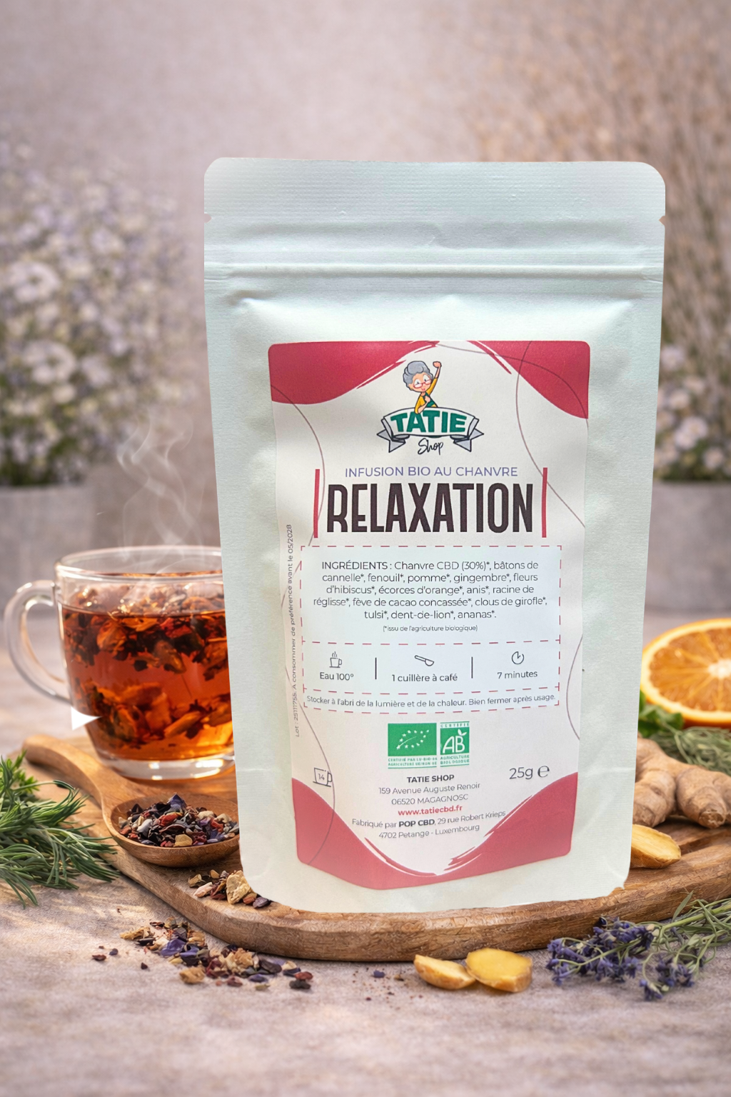 Infusion Bio "Relaxation" 30% CBD - Tatie CBD Shop