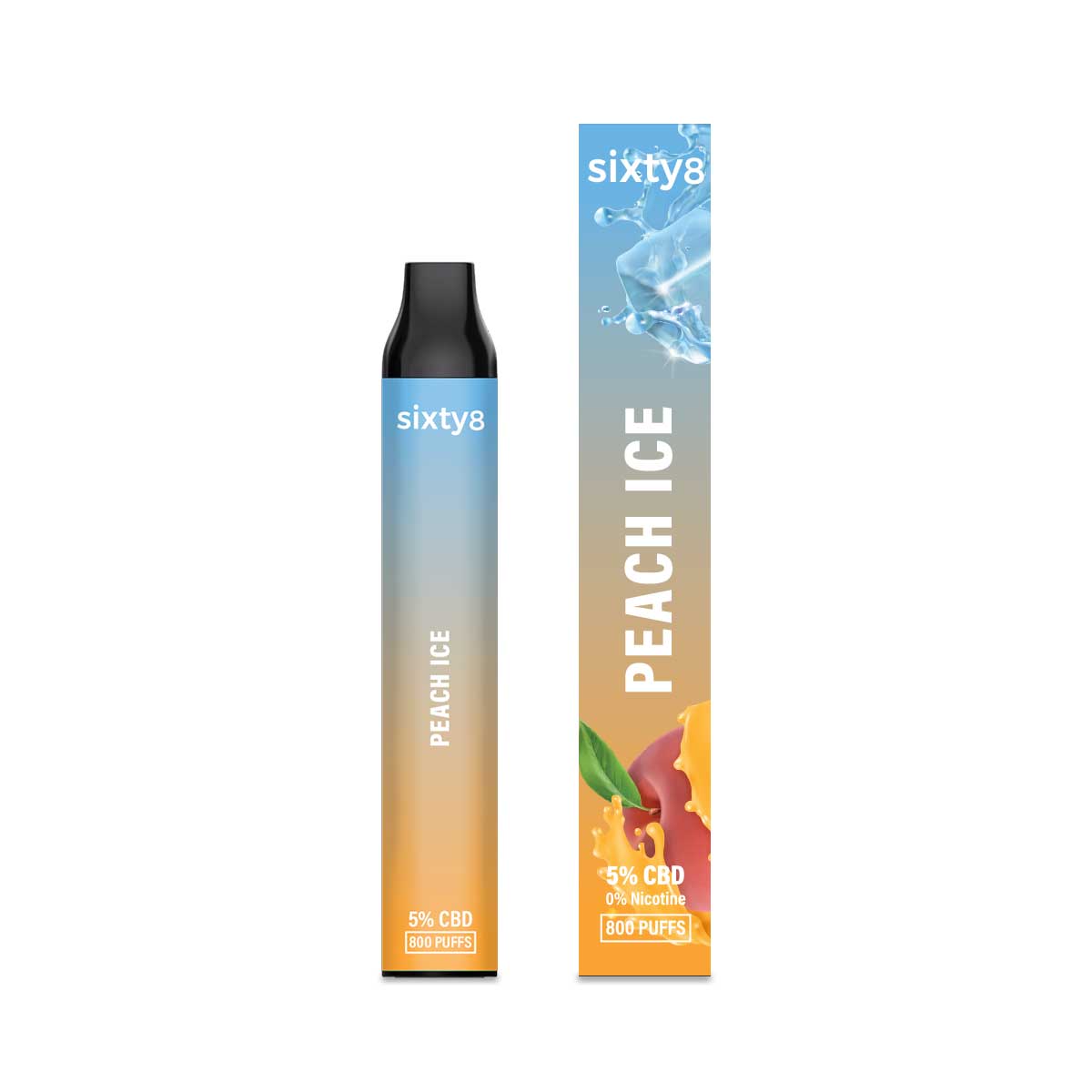 Pêche Ice Puff CBD - Tatie Shop